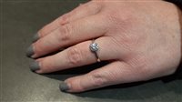 San Stino Di Livenza - Via Roma, 7 - Anillo Guerretta Gioielli Mujer Anello Zirconi in Oro blanco Cubic Zirconia GUERR109 - GUERR109